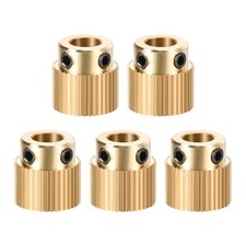 Brass Drive Gear Extruder Wheel 40 Teeth 5mm Bore 5pcs picture