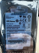 HPE RENEW 600GB 10k SAS EG0600JEMCV 781514-001 Hard Drive picture