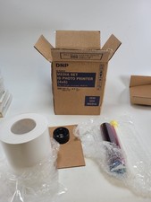 DNP IDW 500 ID Photo Printer Media Set 4x6 350 Prints Roll Ribbon Kit FL-RX1HS picture