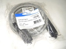 ICC ICPCSTFM10 25-Pair Cable Assy F-M 90° 10FT Gray (121025) picture