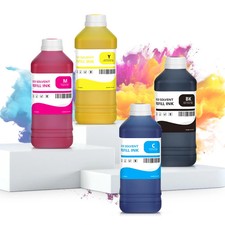 4*1000ml Premium Eco Solvent Ink for Epson DX5 DX7 XP600 Printhead picture