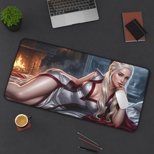 Daenerys XXL Gaming Desk Mat Game of Thrones Fantasy Mouse Pad picture