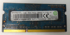 Genuine Ramaxel 4GB PC3L-12800S (1RX8) Memory  Ram Laptop RMT3170MN68F9F-1600 - picture