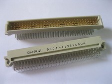 8 pcs 96 pin Eurocard DIN Ccnnector Male Right Angle 3 Rows 32x3 Gold Plated New picture
