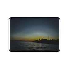 Serene Sunset Desk Mat - Coastal Relaxation Home Office Accessory picture