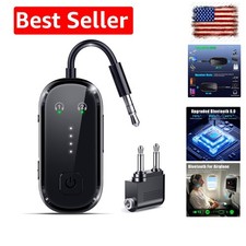 2026 Upgrade Pro Bluetooth 6.0 Transmitter Receiver – 2-in-1 Adapter picture