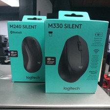 Lot of 2 Logitech M330 SILENT Wireless Optical Mouse  Quiet Clicks Wireless  picture