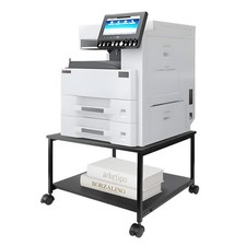 EMERIT 2Tier Under Desk Printer Stand w/Storage  19.5x19.5x12.8''Heavy Duty R... picture