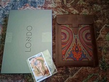 Londo Laptop Bag Sleeve Top Grain Leather Londo Sleeve 10X8 Inches  picture