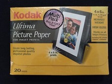 3 pk bundle Kodak Ultima Picture Paper 4x6 20-Sheet Photo High Gloss Inkjet New picture