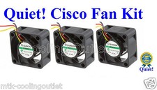 Super Quiet Cisco SG500X-24P FAN KIT, 3x new Sunon MagLev fans 12~18dBA Noise picture
