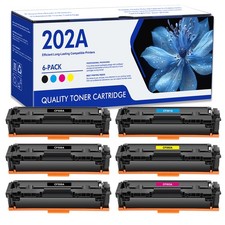 6PK Toner CF500A Fits for HP 202A Color LaserJet Pro M254dw M254dn MFP M281fdn picture