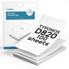 Continuous Thermal Printer Paper 8.5x11
