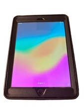 Apple iPad (6th Gen) 32 GB, Wi-Fi, Cellular 9.7 in Silver With Black Otter Box picture