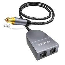 Optical Splitter 1 in 2 Out Fiber Optic Digital Audio Cable Toslink S/PDIF 1 ... picture