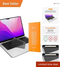 Keyboard Cover TPU Tinted Ultra Thin Compatible with MacBook Pro 14 16 M1 M2 ... picture