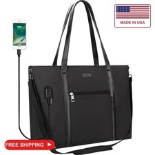 TANTO Laptop Tote Bag for Women 17.3 In, Travel Computer Bag with USB Port picture