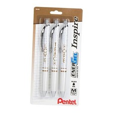 EnerGel Inspire Love/Teach/Hope, (0.7mm) Medium Line, Black Ink, Pack of 3 picture