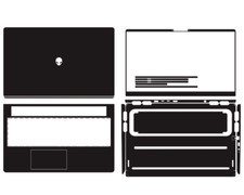 Laptop Leather Skin Stickers Fit Alienware 16X Aurora 2025 16