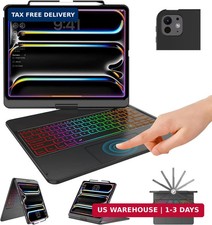 TQQ iPad Pro 13-inch Case with Keyboard (M5 2025 / M4 2024), iPad Pro 13 Keyboar picture