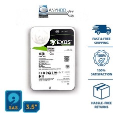Seagate Exos X18 ST18000NM004J 18TB 7.2K 12Gb/s SAS 3.5