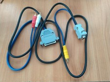 Amiga A500, A600, A1200  , DB23-DB9 cable to commodore 2002 monitor ,with sound  picture