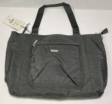 Baggallini Boulevard Gray Laptop Tote Nylon Case - NEW $98 MSRP picture