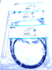 Panduit Lot of 3 Industrial Net Shielded Patch Cord 600V 25AWG ISTPH6X1MBL New picture