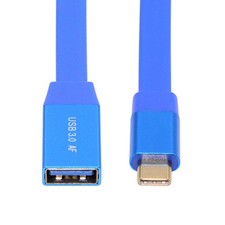 Ultra Flat Slim USB 3.0 Type-C Male USB-C to OTG USB3.0 Type-A Female Cable picture
