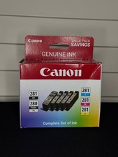 Canon PGI-280XL CLI-281 Genuine OEM Ink Cartridges Value Pack 5-Pack New picture