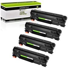GREENCYCLE 4PK CF283A Toner Fits for HP 83A LaserJet Pro MFP M201n M201dw M225dw picture
