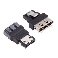CY 2pcs/lot SATA 7Pin Male to eSATA Connector Female Adapter for SSD Disk picture