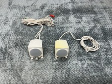 Boston Acoustics BA635 White Computer Satellite Speakers Pair Discoloration picture