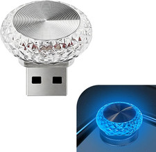 1 PC USB LED Car Interior Atmosphere Lamp, Plug and Play Portable Mini Car Night picture
