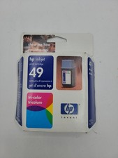Genuine Authentic HP 49 Tri-color Inkjet Ink Cartridge NEW Sealed Exp. May 2004 picture