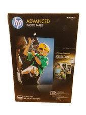 HP Advanced Photo Paper Glossy 4x6in 50 Sheets 65lb Premium Photo Paper Sealed picture