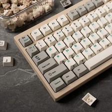 Retro Blue Russian Keycaps Cherry Profile 1.7mm Thickness PBT Keycap Set picture