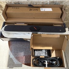 New-Poly Studio V12 USB Video Bar with Wall mount and Poe Injector picture