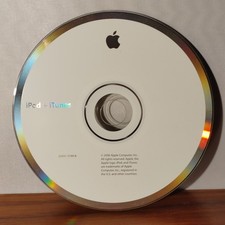 APPLE iPod + iTunes Mini Install CD 2Z691-5749-A OEM 2006 Software Vintage picture