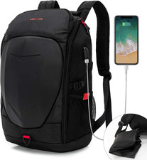 17 Inch Laptop Backpack with Hardshell, Armored Backpack with USB picture