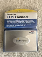 Promaster 11 in 1 Multi-Card Reader / Writer SD xD MMC Windows 11 Compatible picture