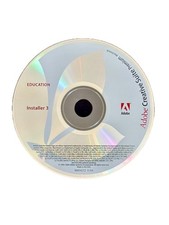 Adobe Creative Suite Premium Education Installer 3 Disc Only Mac Windows VTG PC picture