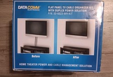 DataComm Cable Organizer Kit With Power Solution  (50-6623-wh) New Sealed picture