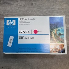 New Sealed HP LaserJet 641A Magenta Toner Cartridge C9723A 4600 4610 4650 - OEM picture