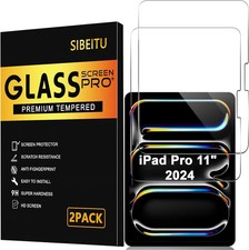 2 Pack Screen Protector for iPad Pro 11 Inch 2025/2024 M5 M4 (6th/5th Ge picture
