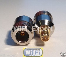 N Type Female Jack to RP-SMA Female JACK male pin straight RF adapter connector picture