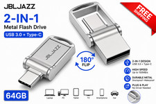 64GB USB 3.0 Type-C Metal OTG Flash Drive Phone/Tablet/Laptop - New picture