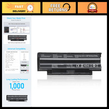 High-Capacity 78Wh Laptop Battery Replacement for Dell Inspiron & Vostro Models picture