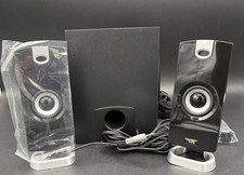 Cyber Acoustics CA-3080 3 Piece Powered Syetem Speakers With Subwoofer picture