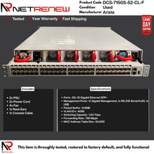 DCS-7150S-52-CL-F Arista 10GbE SFP+ Ethernet Switch 52 Port picture